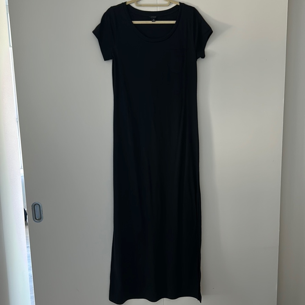 Ann Taylor T-shirt Maxi Dress - Black - Size M
